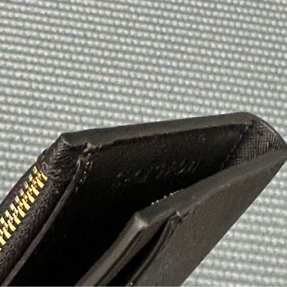 Michael Michael Kors Womens Small Zip Leather Wallet Card Case Jet Set Black NWT - Picture 9 of 17